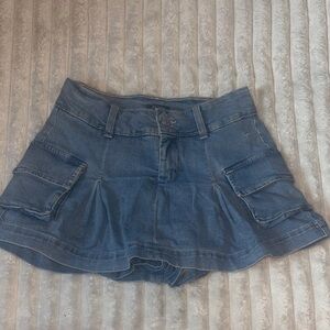 Wild Fable Blue Denim Skort